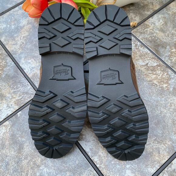 NEW Florsheim Brown Renegade Wingtip Oxford Boot Men's Size 9 - Picture 10 of 11